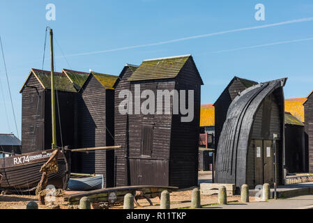 Die fishermens Museum auf die Strade in Hastings, East Sussex, England Stockfoto