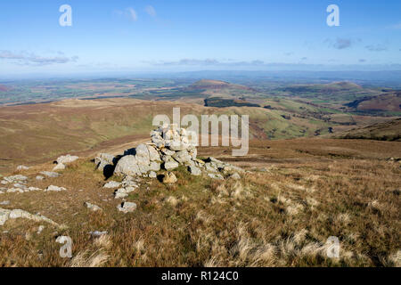 Große und Kleine Mell fiel Gesehen vom Gipfel des Hart-Seite, Lake District, Cumbria, Großbritannien Stockfoto