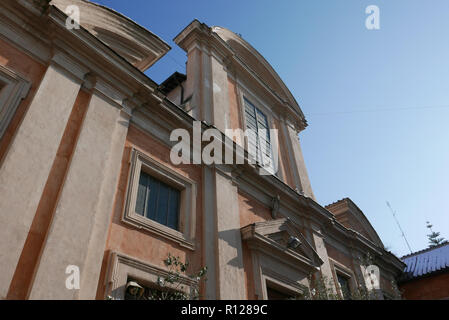 San Francesco a Ripa Kirche Fassade in Rom, Italien Stockfoto