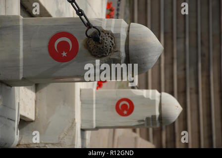 Ankara, Türkei – 4. Juni 2017: Das Sakarya-Märtyrerdenkmal befindet sich im Stadtteil Polatlı. Stockfoto