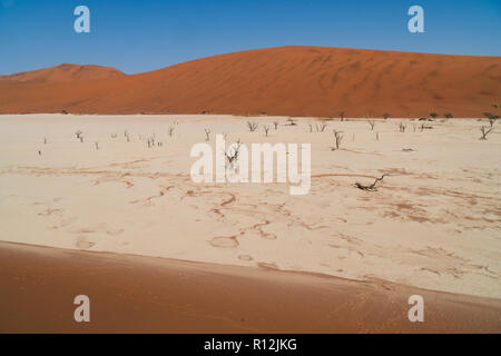 Death Valley Sossusvlei Sanddünen Nambia Stockfoto