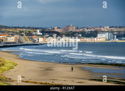 Seafield Strand und Meer, Kirkcaldy Kirkcaldy, Schottland. Stockfoto