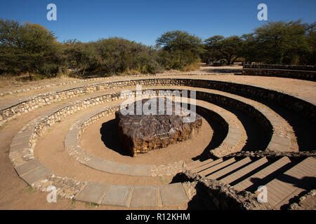 Hoba Meteorit, Namibia Stockfoto