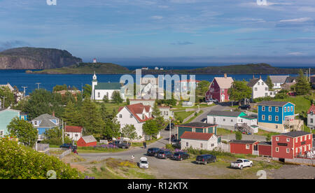 Dreifaltigkeit, Neufundland, Kanada - kleine Küstenstadt Dreifaltigkeit. Stockfoto