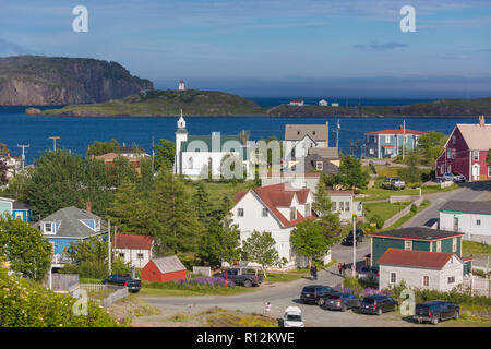 Dreifaltigkeit, Neufundland, Kanada - kleine Küstenstadt Dreifaltigkeit. Stockfoto