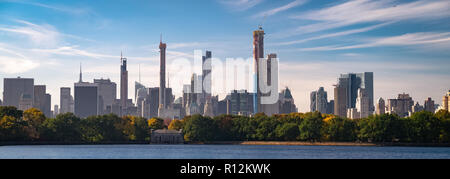 High Res skyline über Central Park gesehen
