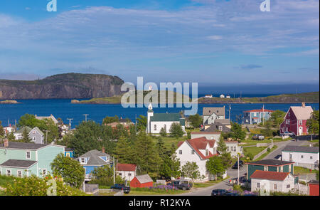 Dreifaltigkeit, Neufundland, Kanada - kleine Küstenstadt Dreifaltigkeit. Stockfoto