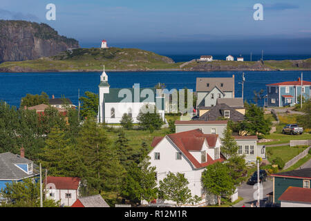 Dreifaltigkeit, Neufundland, Kanada - kleine Küstenstadt Dreifaltigkeit. Stockfoto