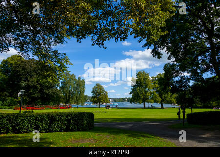König Gustaf lusthusportens Park Stockholm ist die Hauptstadt und die grösste Stadt in Schweden Stockfoto