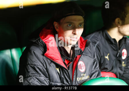 Sevilla, Spanien. 8. November 2018. Montolivo von AC Mailand während der UEFA Europa League Spiel zwischen Real Betis und AC Mailand im Estadio Benito Villamarin am 8. November 2018 in Sevilla, Spanien. Das Spiel endete 1-1. Credit: UKKO Images/Alamy leben Nachrichten Stockfoto