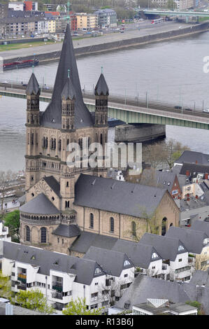 Groß St. Martin Kirche (Groß Sankt Martin) Stockfoto