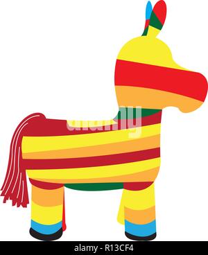 Esel pinata Symbol Stock Vektor