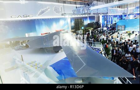 Zhuhai, China. 08 Nov, 2018. Die CH-7 Flugzeug in Zhuhai Air Show 2018 in Glenelg, South China Guangdong Provinz gesehen werden kann. Credit: SIPA Asien/Pacific Press/Alamy leben Nachrichten Stockfoto