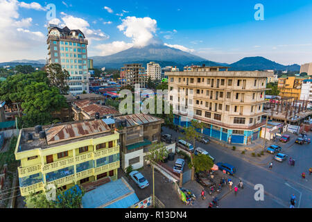 Arusha, Tansania - Januar 24, 2018 - Stadt Arusha. Tansania. Stockfoto