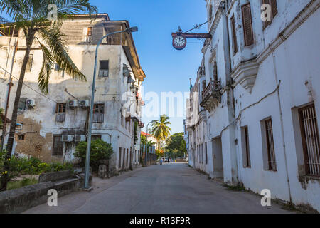 Architektonische Details. Stone Town, Sansibar, Tansania. Stockfoto