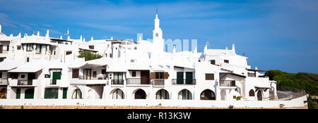 Binibequer Vell (binibequer Dorf) in Menorca, Spanien. Erstaunlich Reiseziel für Prestige Tourismus. Stockfoto