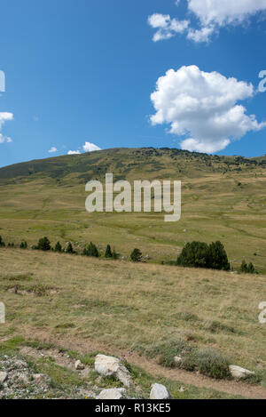 Berge in den Pyrenäen durch das Tal von Aran, Spanien Stockfoto