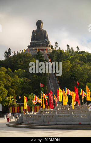 Tian Tan Buddha, Ngong Ping, Lantau, Hong Kong Stockfoto