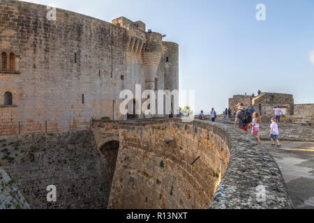 Das Schloss Bellver, Mallorca, Balearen, Spanien, Europa Stockfoto