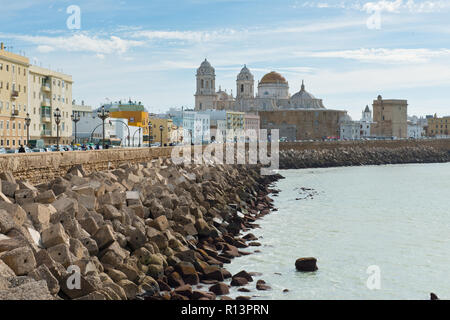 Die Kathedrale von Cadiz - Catedral de Cadiz, Andalusien, Spanien Stockfoto