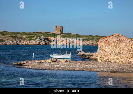 Port de Sanitja, Menorca, Balearen, Spanien, Europa Stockfoto