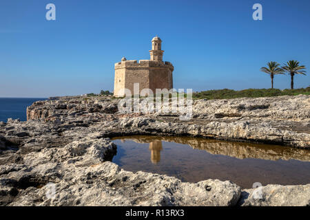 Castell de Sant Nicolau, Ciutadella, Balearen, Spanien, Europa Stockfoto