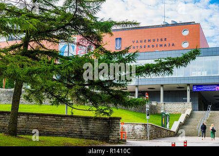 Vanemuine ist Estland das älteste Theater und das Einzige seiner Art im Land in drei Genres in drei verschiedenen Gebäuden zu arbeiten. Tartu, Tartu Stockfoto