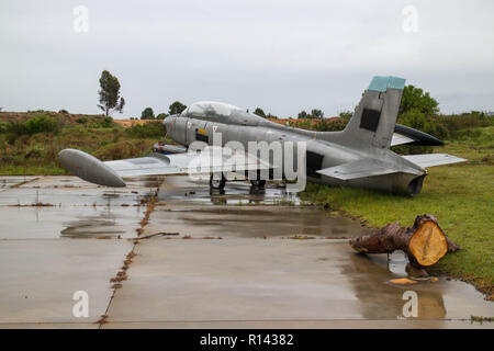 43 Squadron Flying School in Port Alfred in Südafrika, viele Piloten erhalten hier ausgebildet. Stockfoto