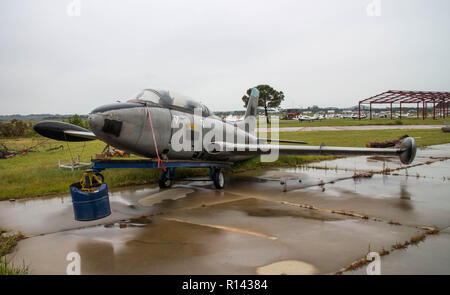 43 Squadron Flying School in Port Alfred in Südafrika, viele Piloten erhalten hier ausgebildet. Stockfoto