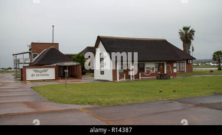 43 Squadron Flying School in Port Alfred in Südafrika, viele Piloten erhalten hier ausgebildet. Stockfoto