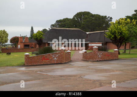 43 Squadron Flying School in Port Alfred in Südafrika, viele Piloten erhalten hier ausgebildet. Stockfoto