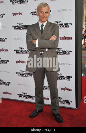 Richard Sammel - Inglourious Basterds Premiere auf der Chinese Theatre in Los Angeles. SammelRichard 59 Red Carpet Event, Vertikal, USA, Filmindustrie, Prominente, Fotografie, Bestof, Kunst, Kultur und Unterhaltung, Topix Prominente Fashion/Vertikal, Besten, Event in Hollywood Leben - Kalifornien, Roter Teppich und backstage, USA, Film, Stars, Film Stars, TV Stars, Musik, Promis, Fotografie, Bestof, Kunst, Kultur und Unterhaltung, Topix, vertikal, eine Person aus dem Jahr 2009, Anfrage tsuni@Gamma-USA.com Mode - Volle Länge Stockfoto