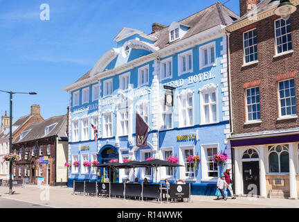 King's Lynn das Duke's Head Hotel ein elegantes georgianisches Hotel Dienstag Marktplatz Stadt King's Lynn Norfolk England GB UK Europa Stockfoto