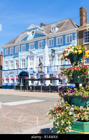 King's Lynn das Duke's Head Hotel ein elegantes georgianisches Hotel Dienstag Marktplatz Stadt King's Lynn Norfolk England GB UK Europa Stockfoto