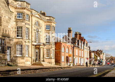 Ashbourne, eine kleine Stadt in den Derbyshire Dales, England Stockfoto