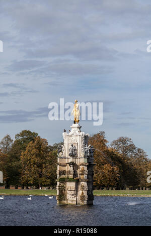 Die Diana Brunnen in Bushy Park, England, Großbritannien Stockfoto