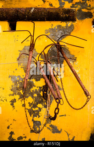 Anker, Hafen, Forte De Sao Tiago, Altstadt, Funchal, Madeira, Portugal Stockfoto