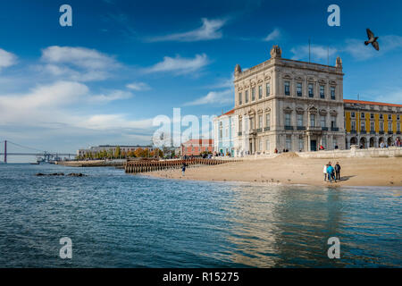 Museu de Lisboa - Torreao Poente, Praca do Comercio, Lissabon, Portugal Stockfoto