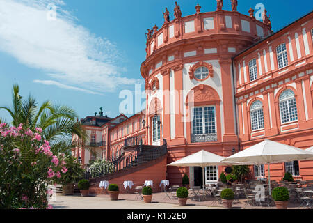 Schloss Biebrich, Biebrich, Wiesbaden, Hessen, Deutschland Stockfoto