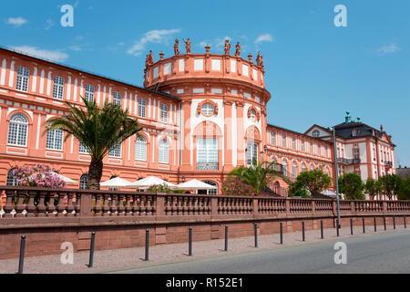 Schloss Biebrich, Biebrich, Wiesbaden, Hessen, Deutschland Stockfoto