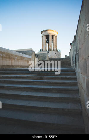 Krieg Belagerung Memorial in Valletta, Malta Stockfoto