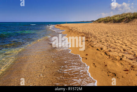 Entdeckung Apulien: Regionaler Naturpark Dune Costiere. (Apulien)-ITALIEN- Stockfoto