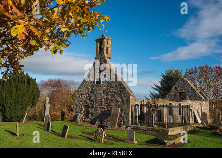 Eassie alte Pfarrkirche, Eassie, Angus, Schottland. Stockfoto