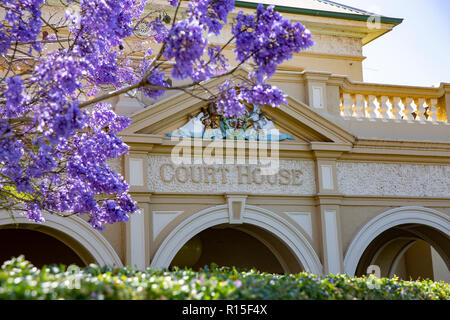 Kempsey Amtsgericht Haus Gebäude in der Stadt von Kempsey in regionalen New South Wales, Australien Stockfoto