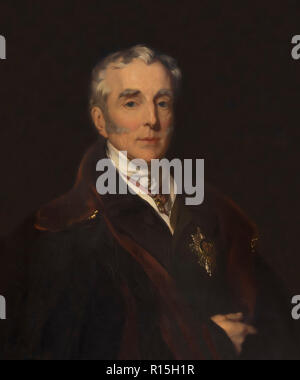 Herzog von Wellington, Porträt, John Lucas, 1839, Lady Hebel Art Gallery, Port Sunlight, Liverpool, England, UK, Europa Stockfoto
