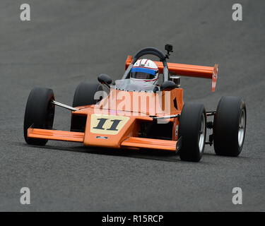 Jeff Williams, Van Diemen RF 82, klassische Formel 3, URS Classic FF 2000, HSCC, historisches Rennen treffen, Brands Hatch, September 2018, Autos, klassische Racin Stockfoto