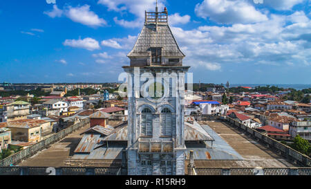 Antenne. Stone Town, Sansibar, Tansania. Stockfoto