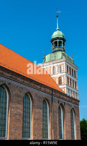 St. Bridget Kirche in Danzig, Polen Stockfoto