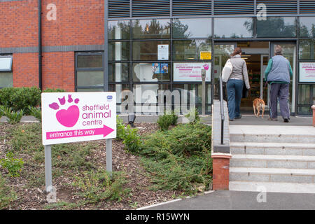 Das Sheffield Animal Center des RSPCA in Attercliffe, Sheffield Stockfoto