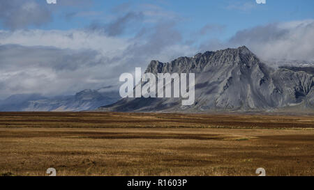 Island Bergblick Stockfoto